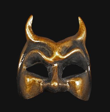 Diavolo Bronze Masquerade Mask