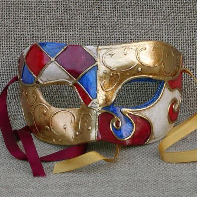 Colombina Harlequin Duo 5 Masquerade Mask