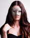 Colombina Macrame Silver Masquerade Mask