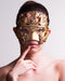 Colombina Barocco Cavalli Gold Masquerade Mask