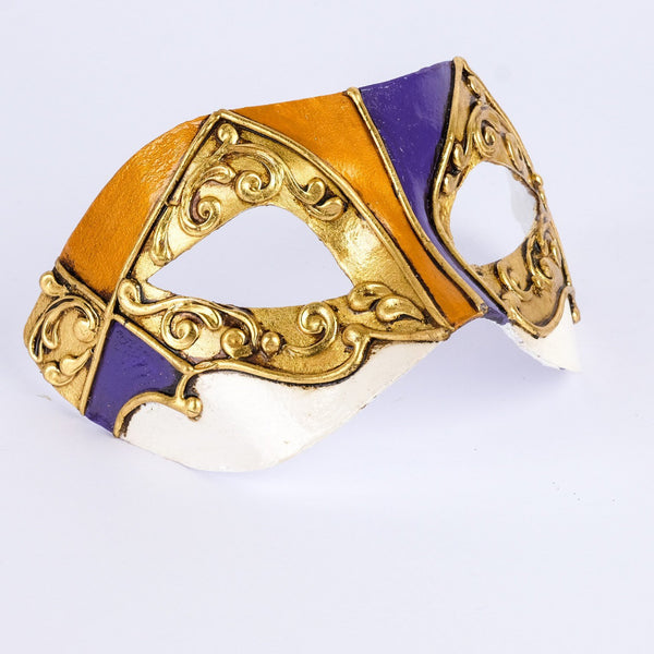 Colombina Duo Gold Masquerade Mask
