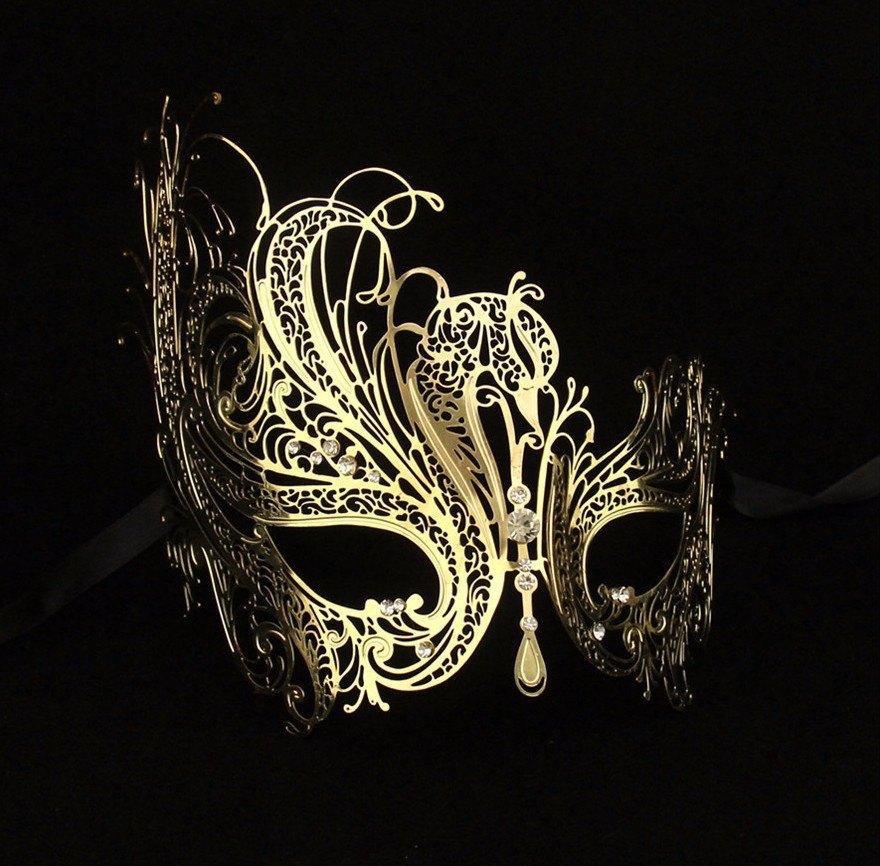 Mireille Gold Masquerade Mask