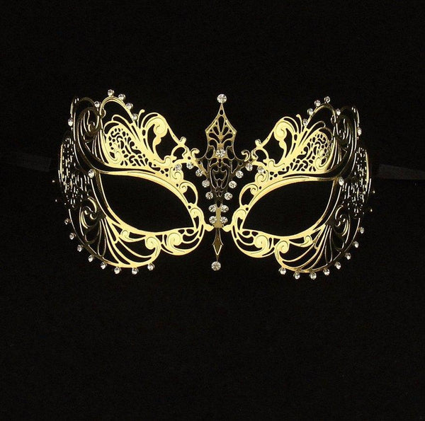 Tigress Gold Masquerade Mask
