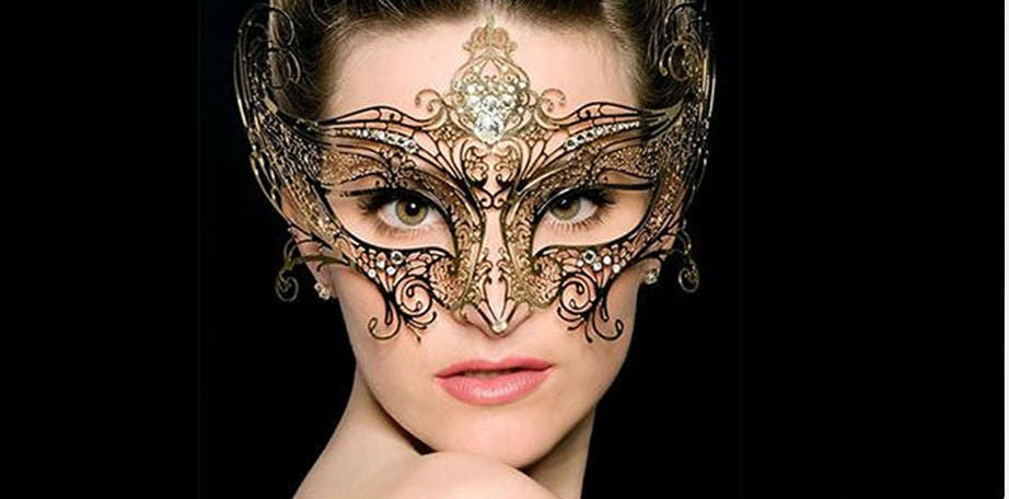 Black and Silver laser Cut Metal Masquerade Mask – Maskarade – New
