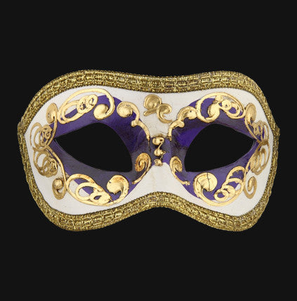 black and purple masquerade masks for men