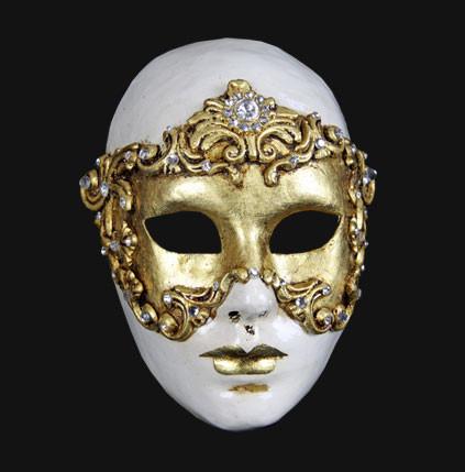 Volto Barocco Gold Masquerade Mask