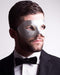 Colombina Piana Silver Masquerade Mask