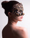 Colombina Barocco Cavalli Bronze Masquerade Mask