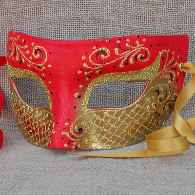 Colombina Heartbreaker Red Masquerade Mask