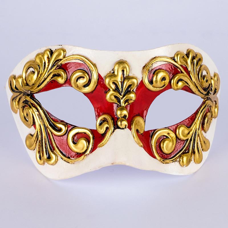 Colombina Occhi Red Masquerade Mask