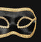 Colombina Velluto Black Masquerade Mask