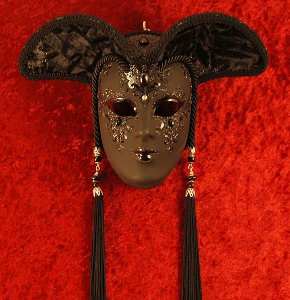 Casanova Black Masquerade Mask