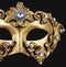 Colombina Barocco Gold Masquerade Mask