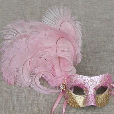 Colombina Cloud Pink Masquerade Mask