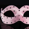 Colombina Pois Pink Masquerade Mask