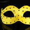 Colombina Pois Yellow Masquerade Mask
