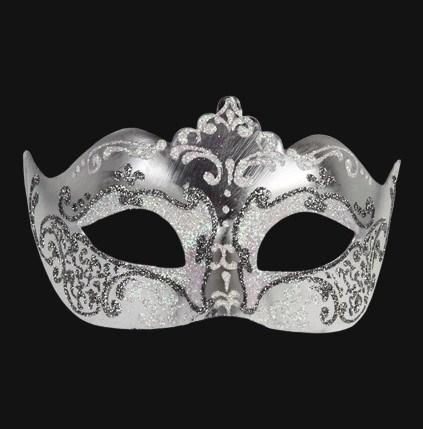 Colombina Silver Mask Adult