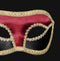 Colombina Velluto Black/Red Masquerade Mask