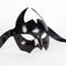 Devil Leather Black Masquerade Mask