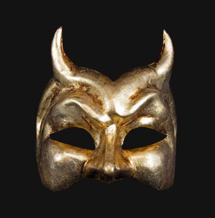 Diavolo Gold Masquerade Mask