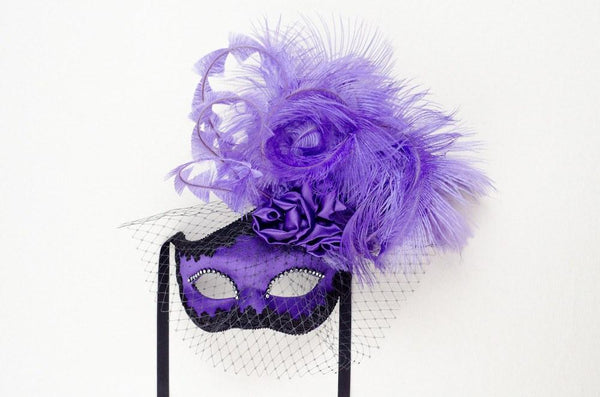 Dolce Rosa Purple Masquerade Mask