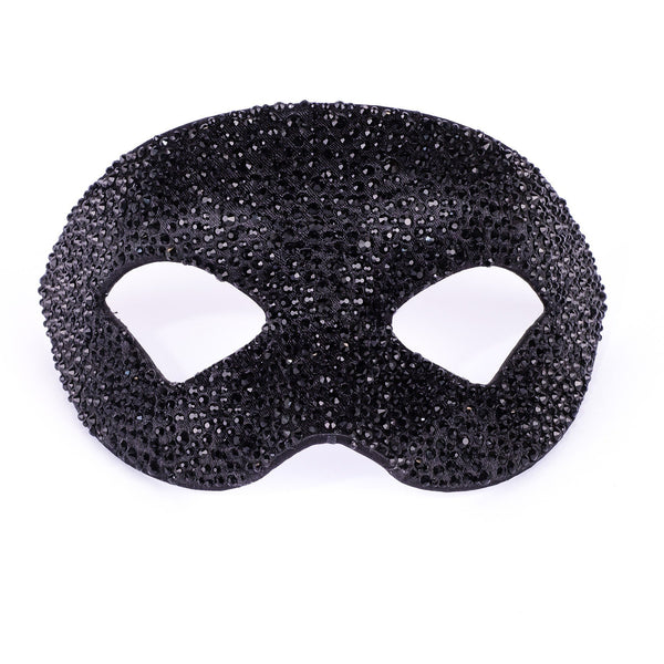 Estro Strass Black Masquerade Mask