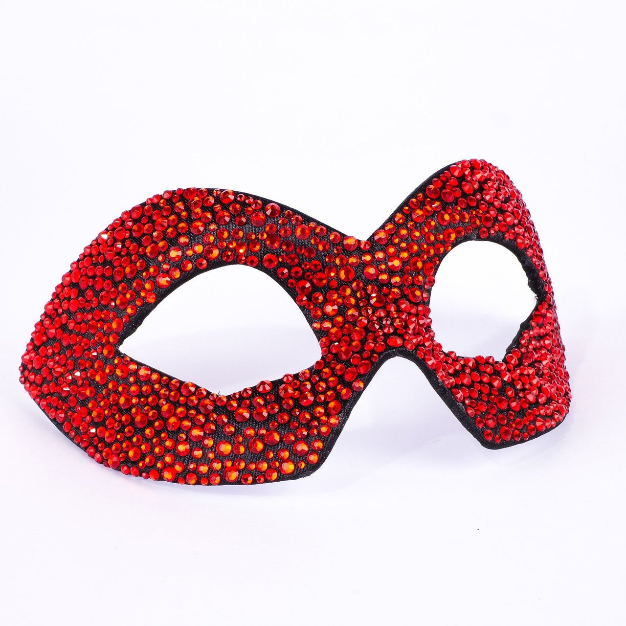 Hero Strass Red Black Masquerade Mask
