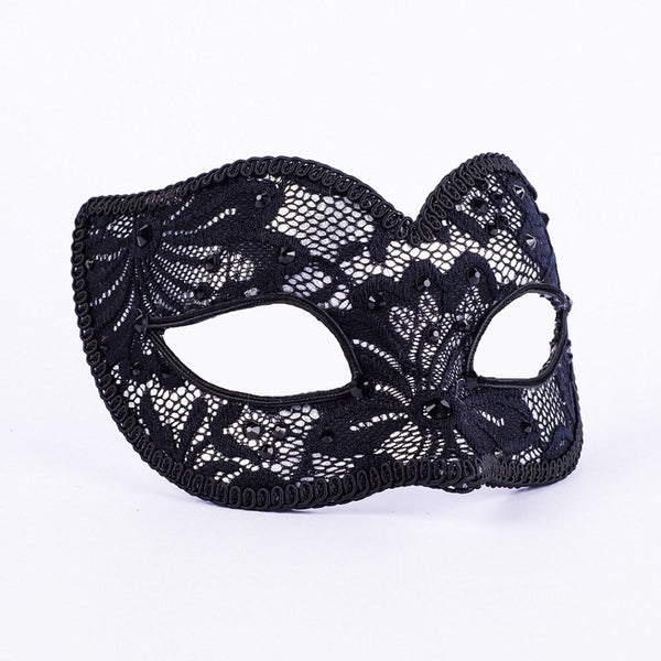 Lacy Silver Masquerade Mask