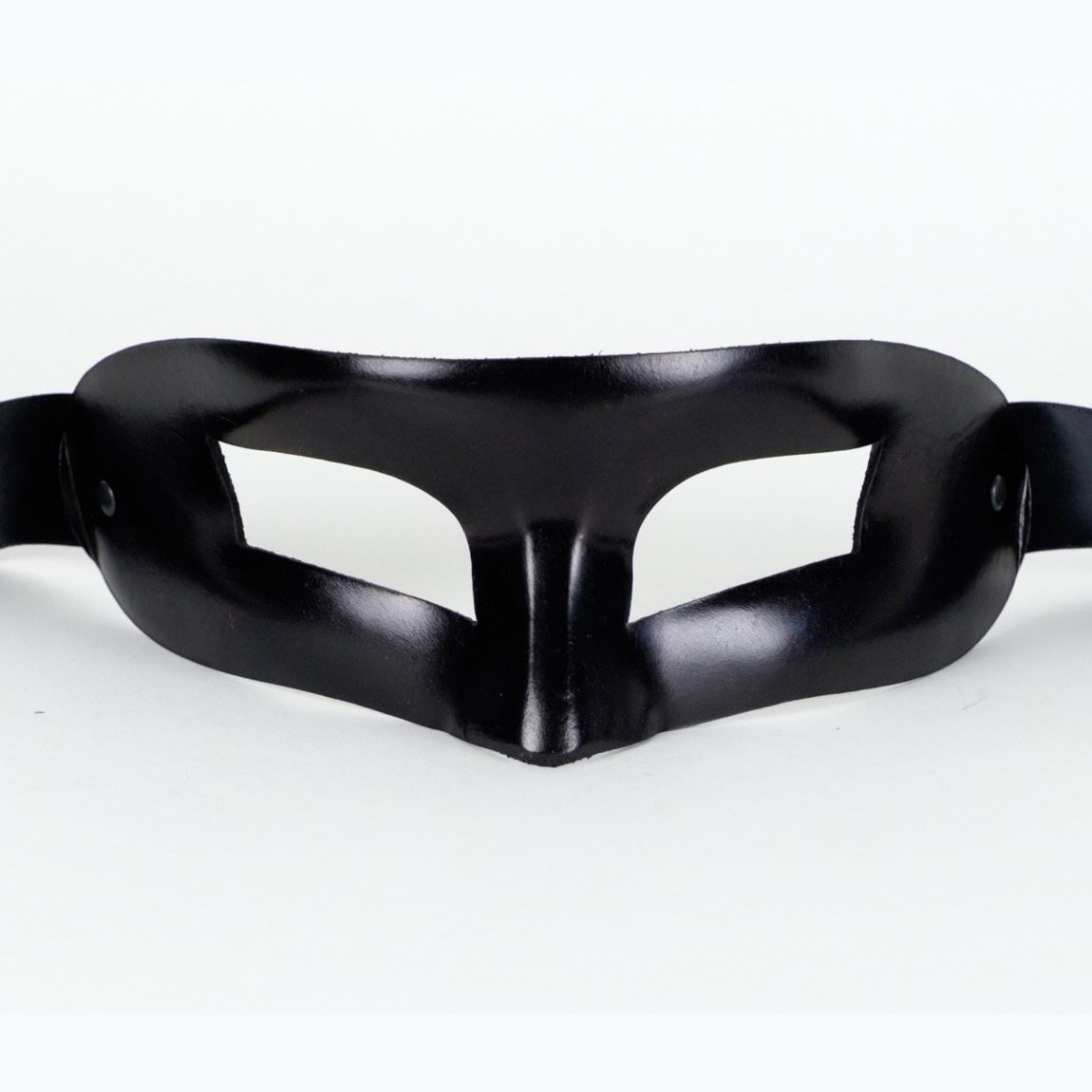 Mado Leather Black Masquerade Mask