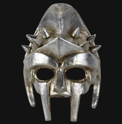 The Silver Gladiator Masquerade Mask