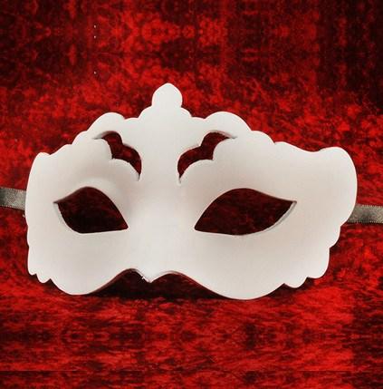 White Rondine Masquerade Mask