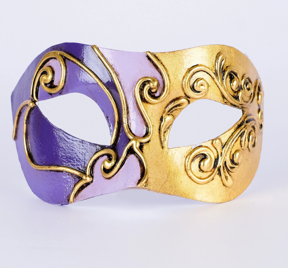 Volto Beatrice Purple Masquerade Mask