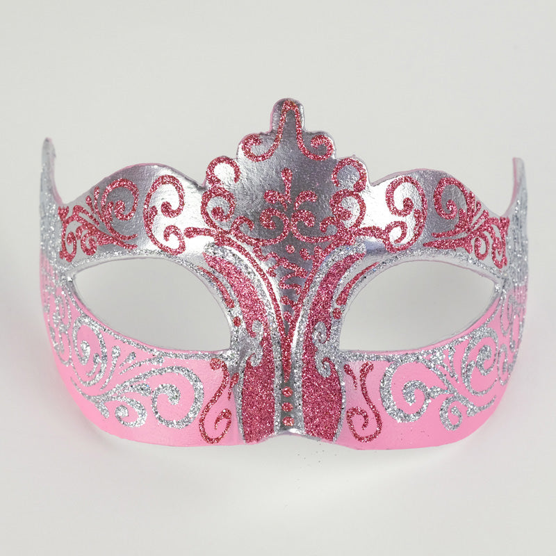 Colombina Stella Silver Pink Masquerade Mask